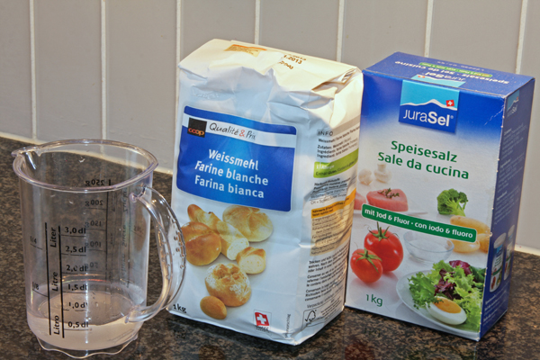 Salzteig Schneckenhaus