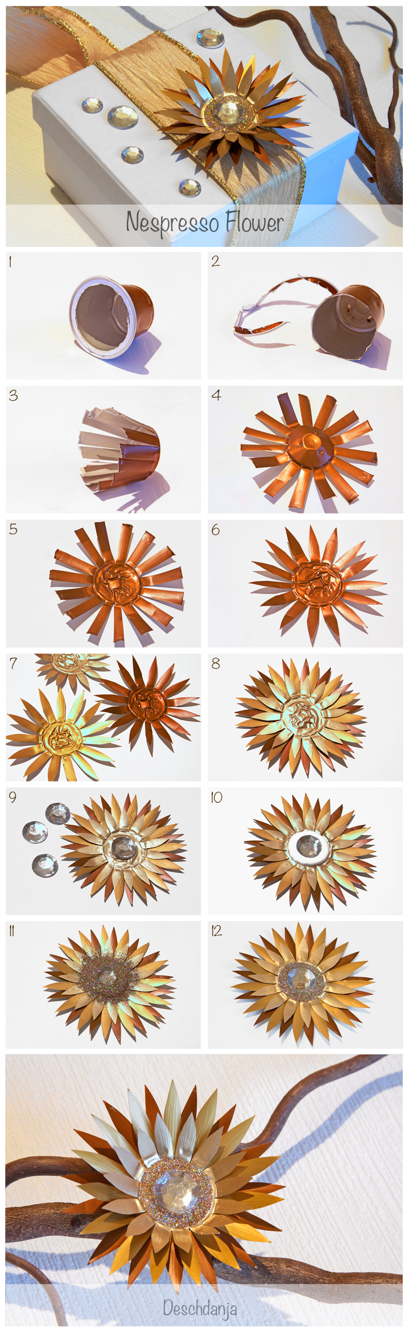 Nespresso Flower Tutorial