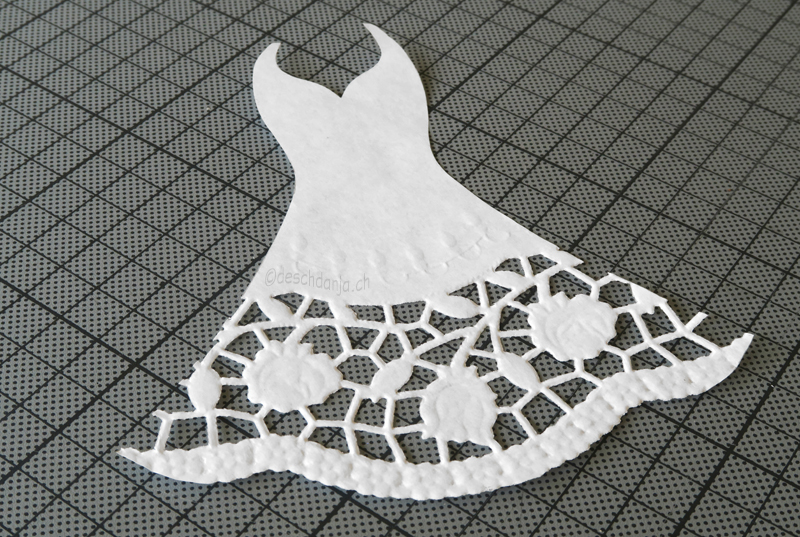Doily Wedding Card