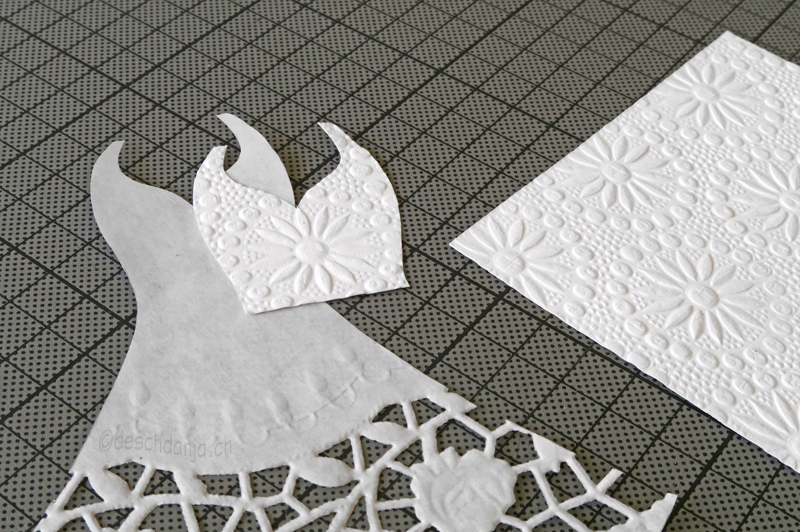Doily Wedding Card