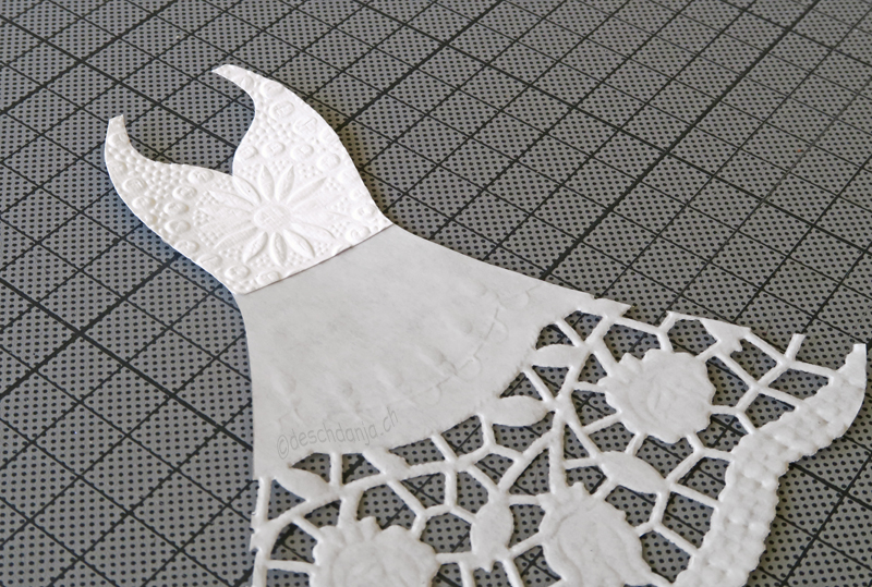 Doily Wedding Card