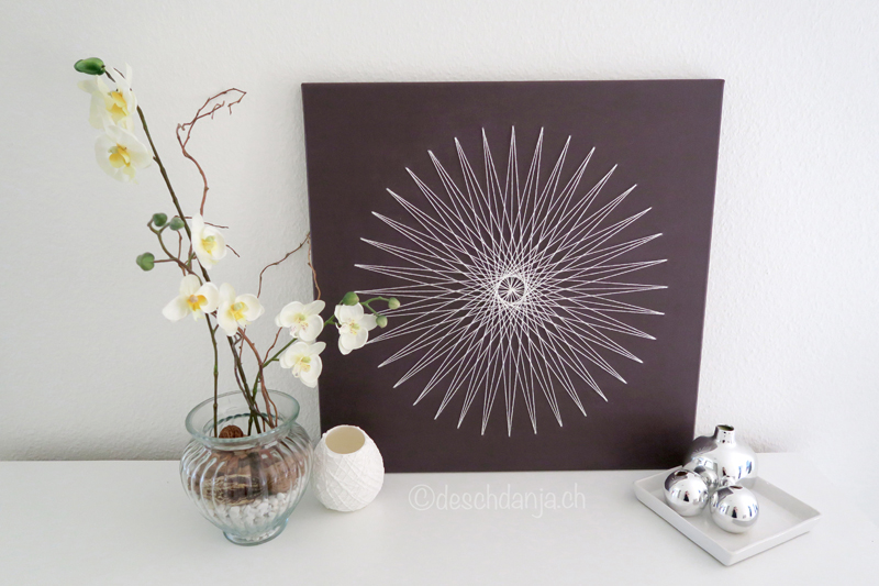 String Art on canvas