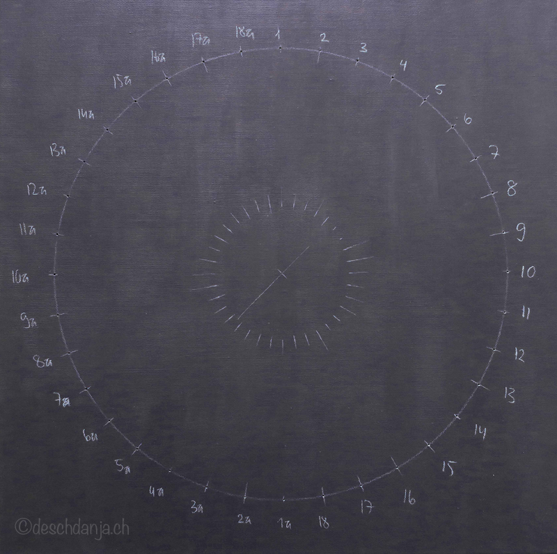 String Art on canvas