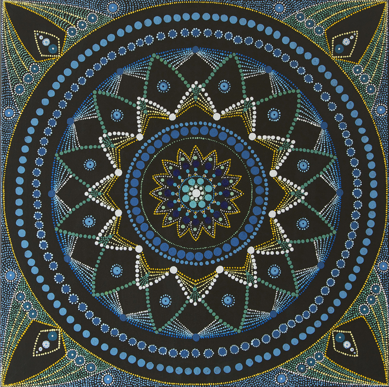 Dot Painting Mandala