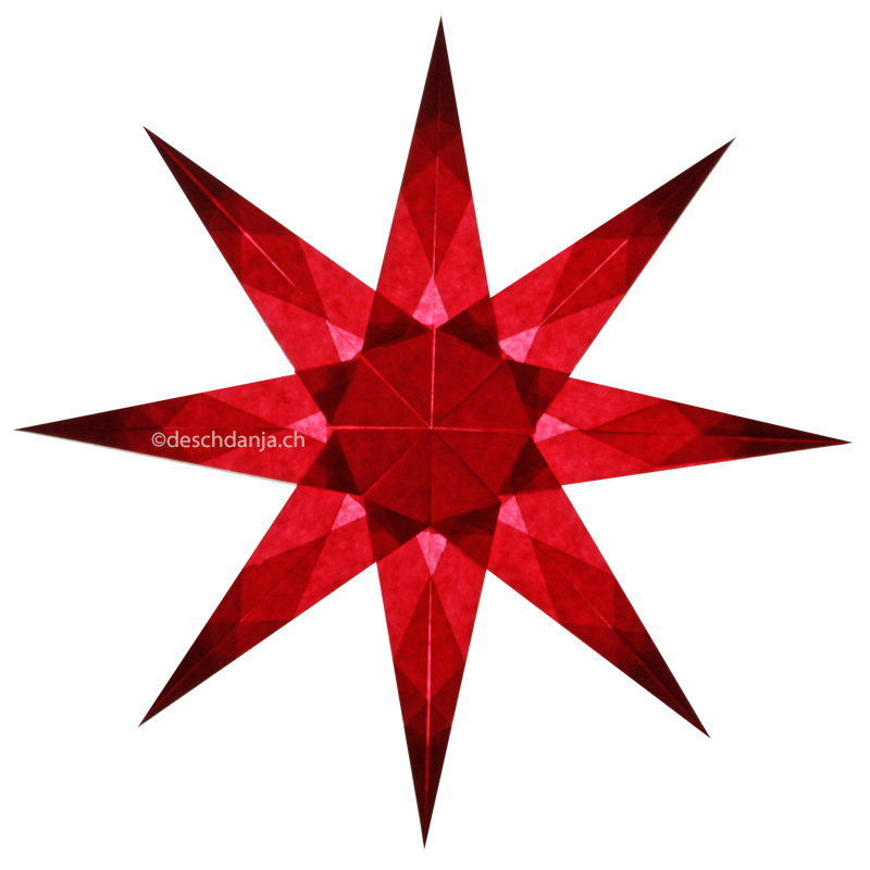 Fensterstern rot