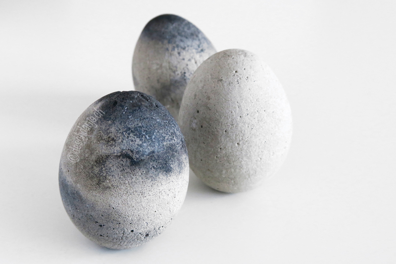 Ostereier aus Beton