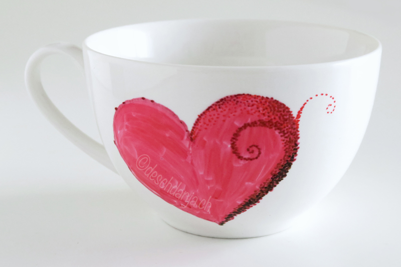 Tasse bemalen